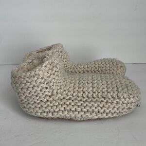 Lemon Women’s Single Cable Knit Booties Cream S(5-7)